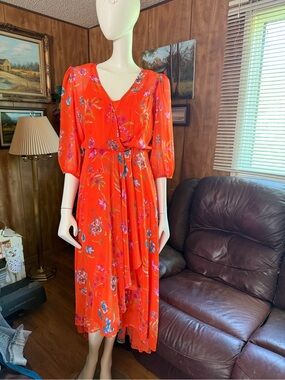 Calvin Klein Floral Flowy Dress